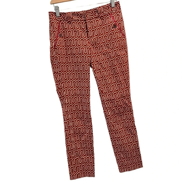 Anthropologie Cartonnier Charlie Geometric Print Trouser - Picture 2 of 11